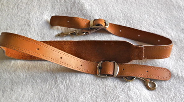 Tan Leather Replacement Duffel Strap