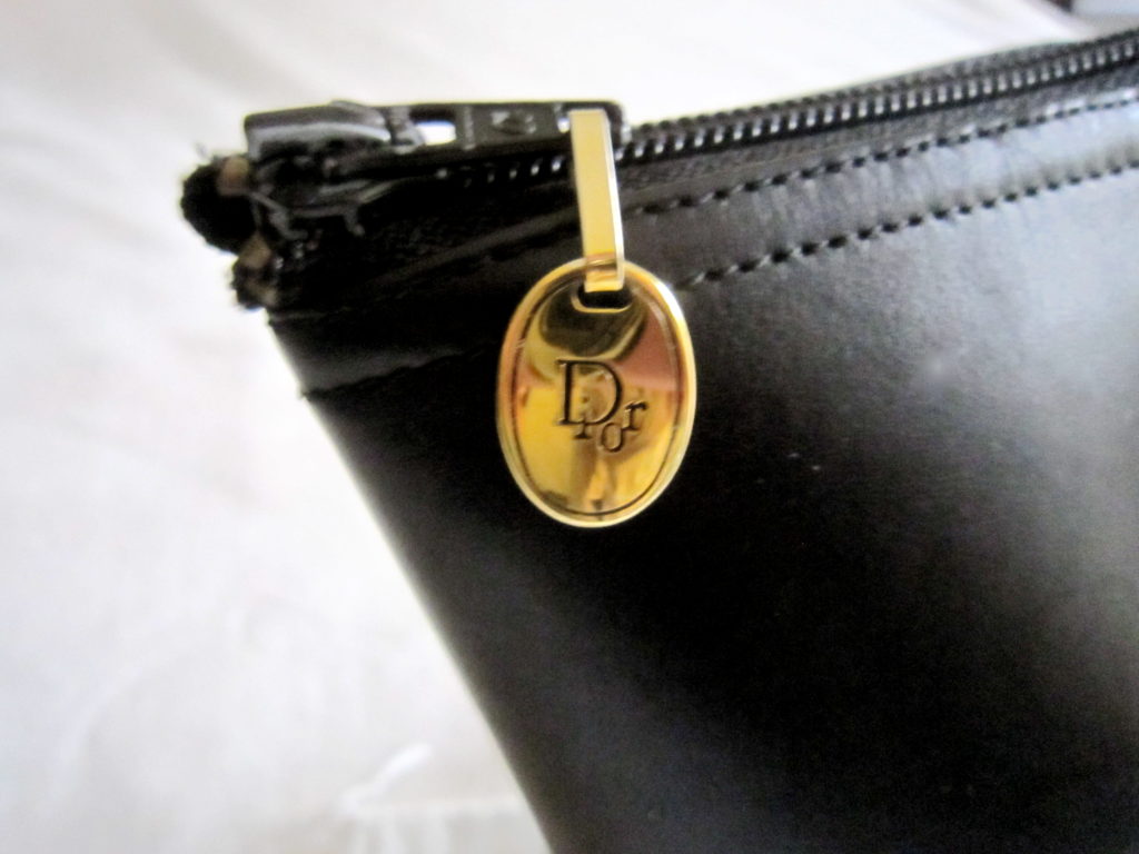 Christian Dior Vintage Leather Tote Bag