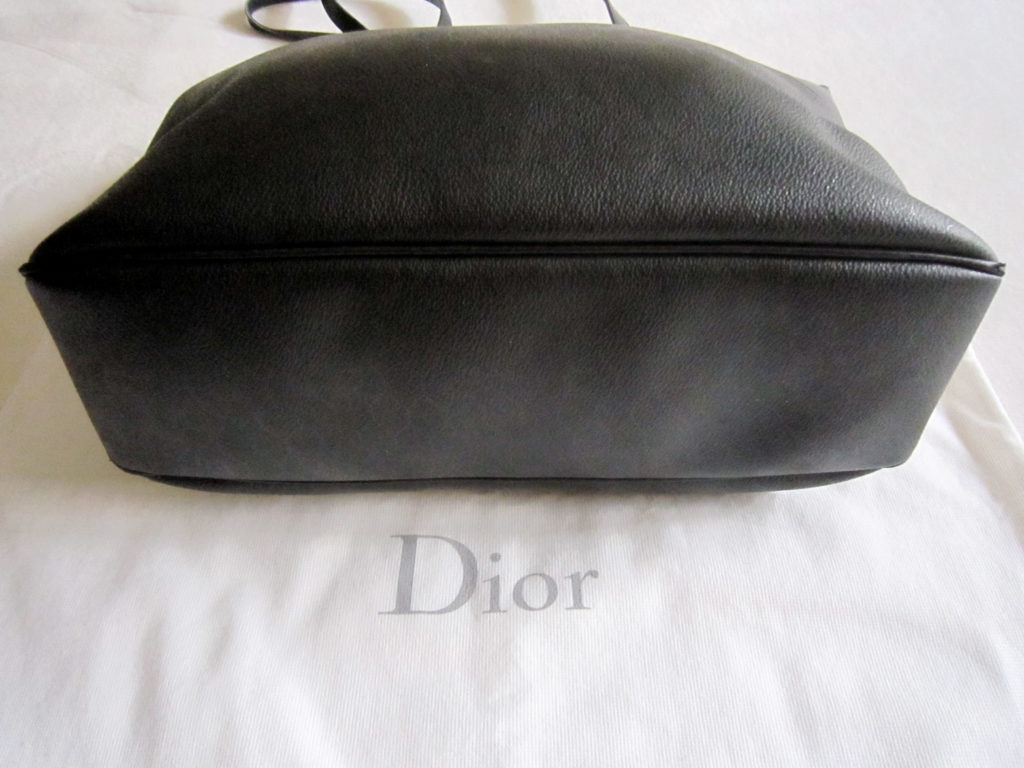 Christian Dior Vintage Leather Tote Bag