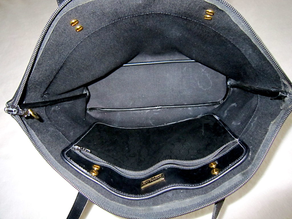 Christian Dior Vintage Leather Tote Bag