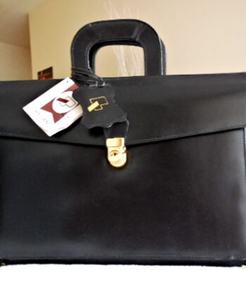 Black Leather Briefcase