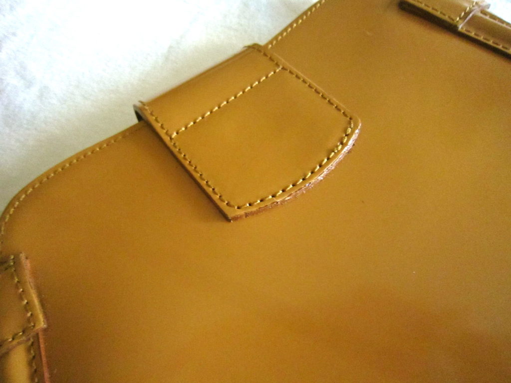 Browns Couture Mustard Leather Shoulder Bag