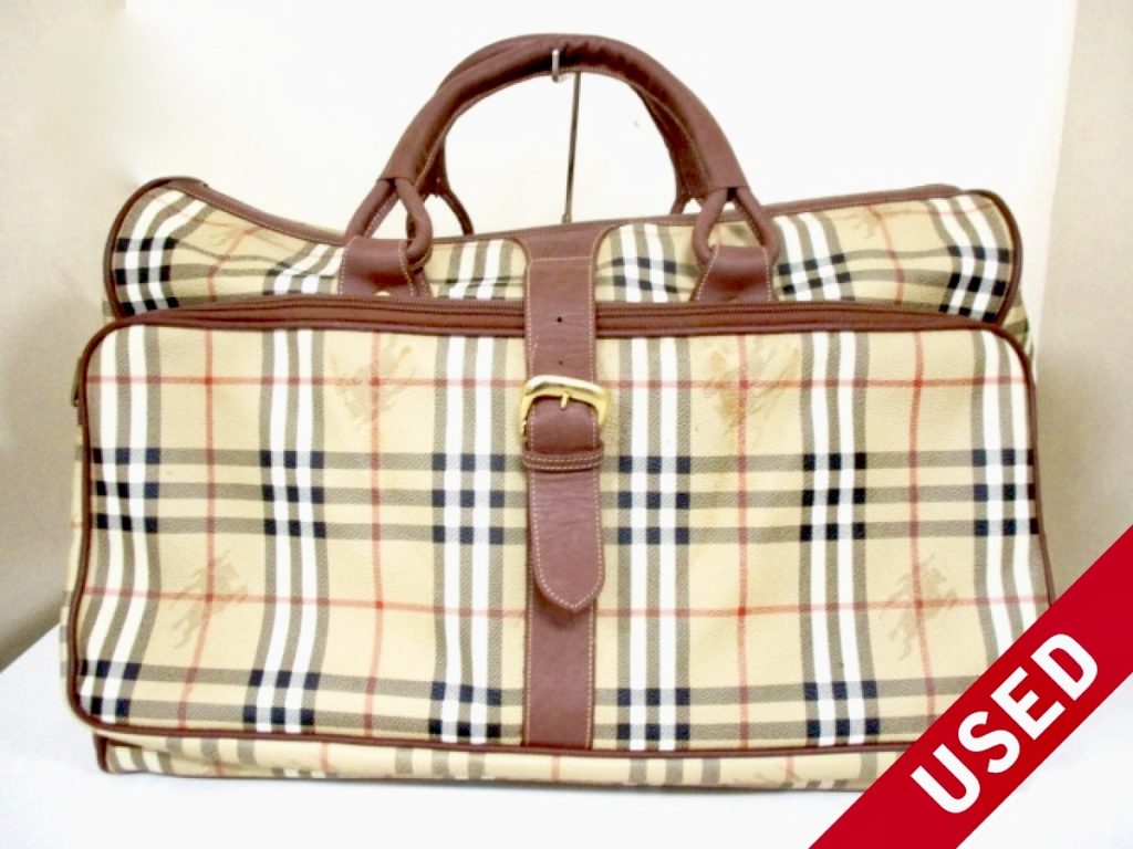 Burberry Haymarket Check Duffel Bag