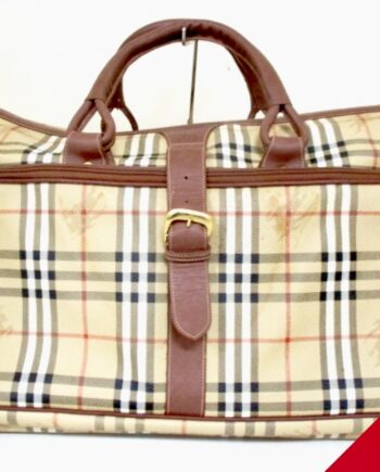 Burberry Haymarket Check Duffel Bag