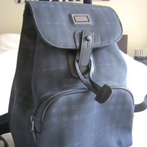 Burberry Nova Check Blue Classic Backpack
