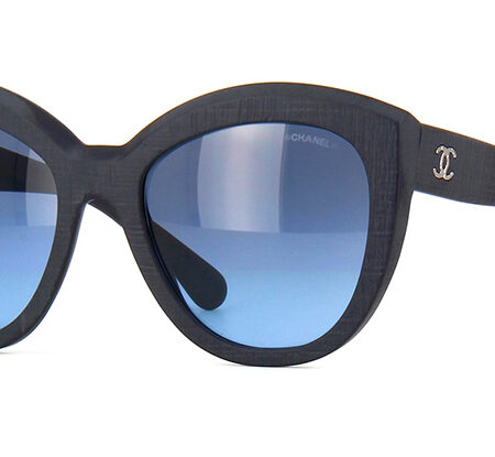 Chanel DK Blue Precious Butterfly Sunglasses