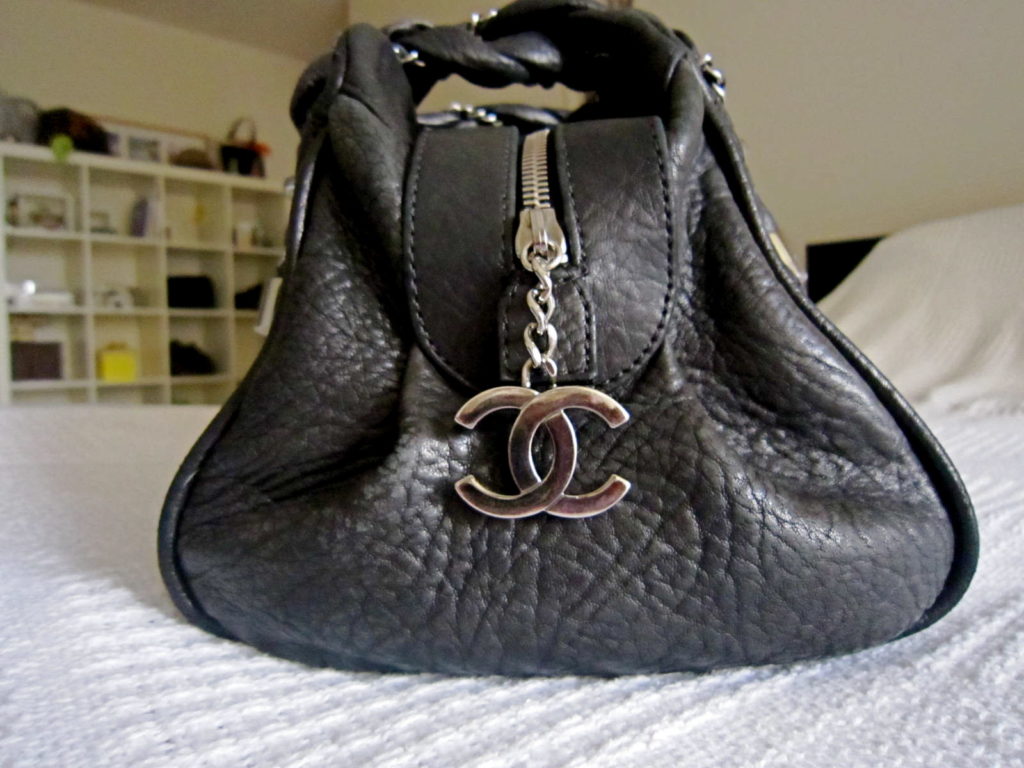 Chanel Limited Edition Lambskin Lady Braid Bowler Purse