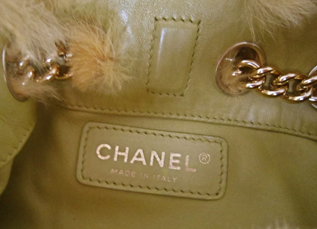 Chanel Rare Reversible Fur & Leather Shoulder Bag