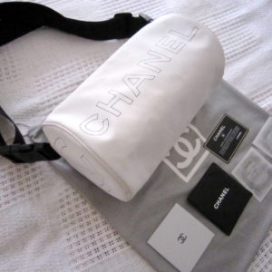 Chanel White Boston 3-Way Messenger Bag
