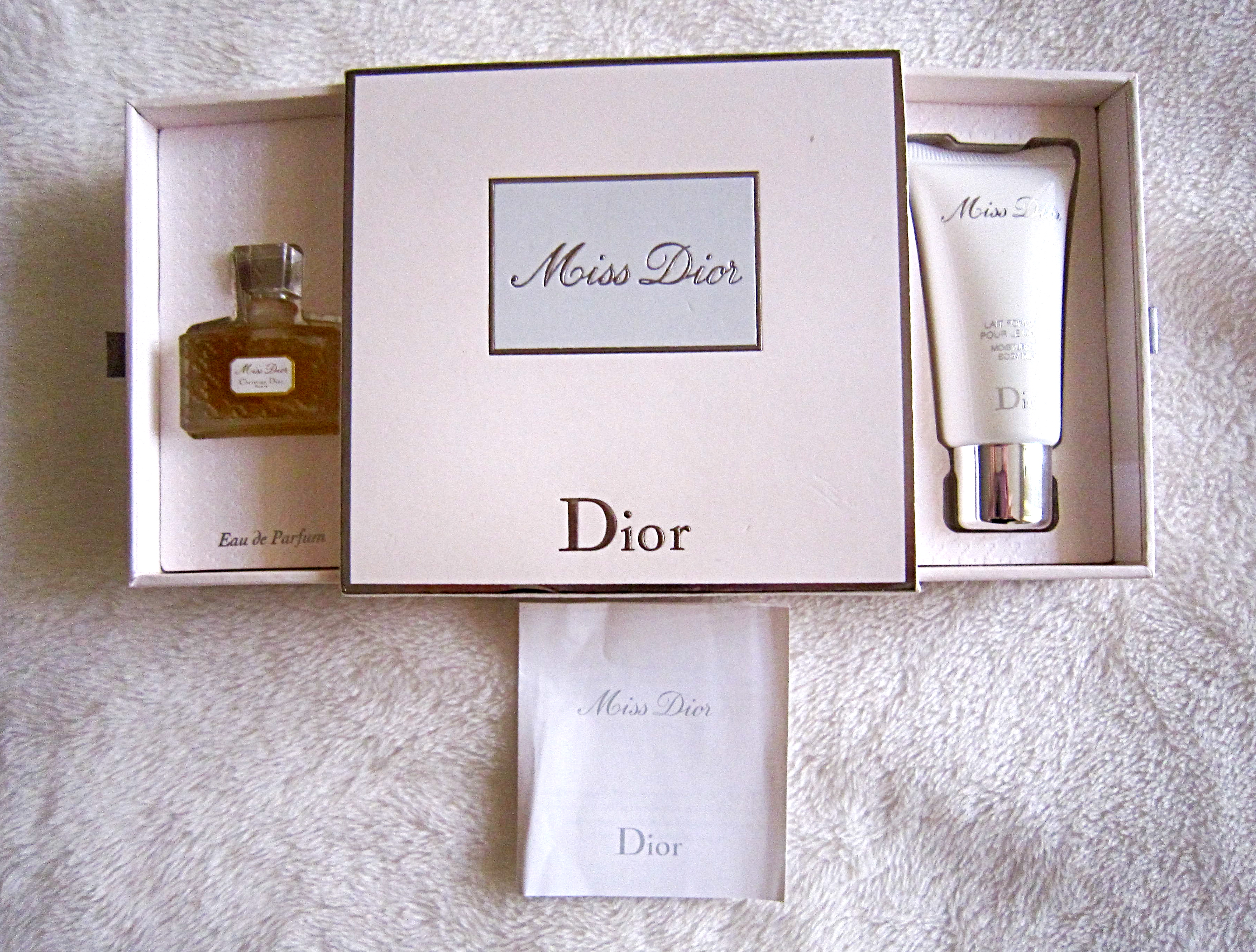miss dior parfum set
