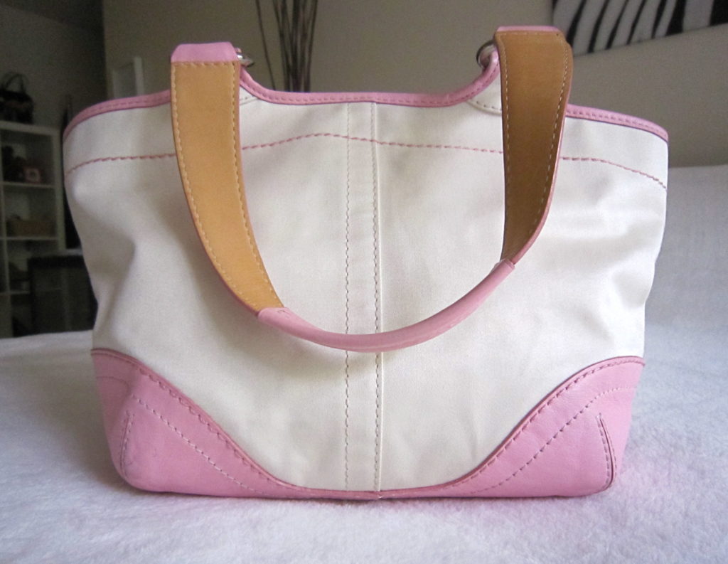 Coach 1882 Soho Twill Pink Tote