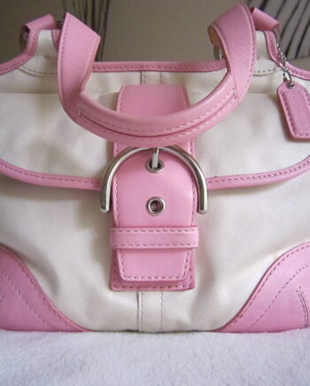 Coach 1882 Soho Twill Pink Tote