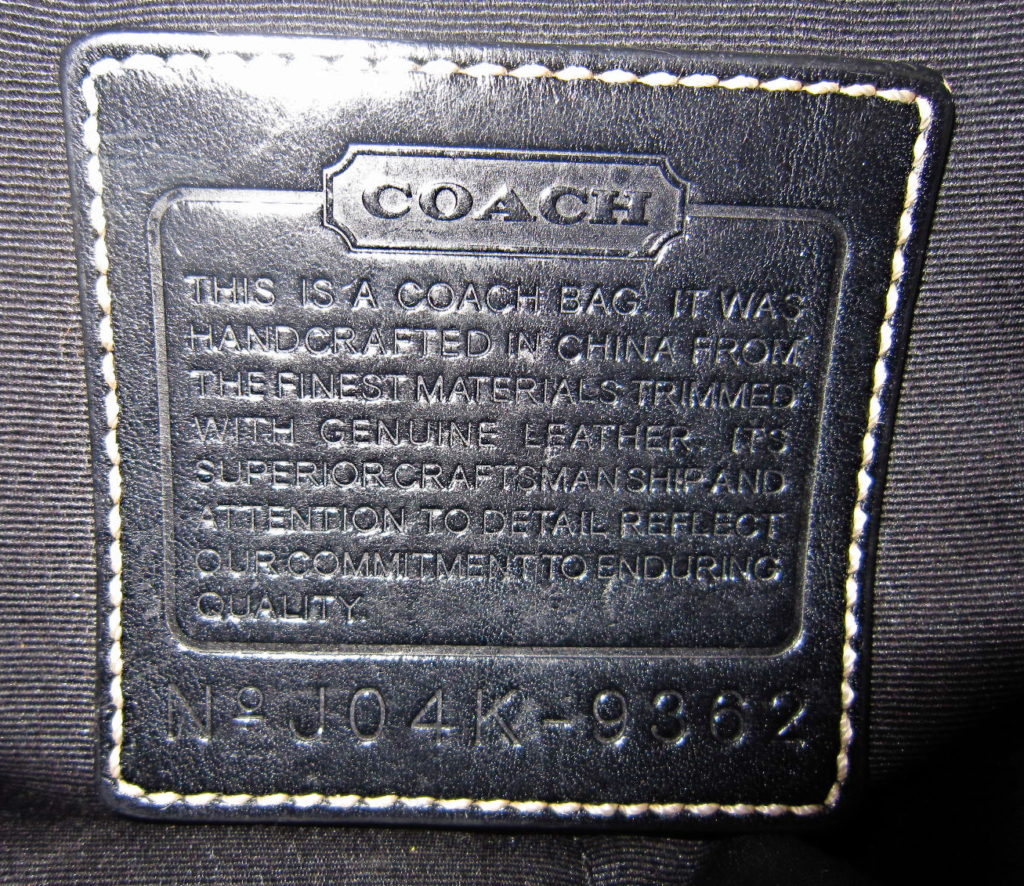 Coach Monogram Messenger Bag