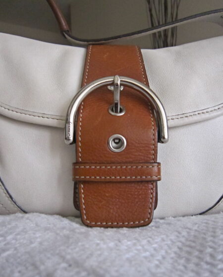 Coach White Soho Hobo Bag