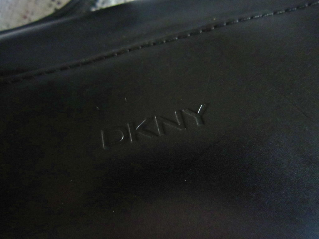 DKNY Black Leather Shoulder Bag