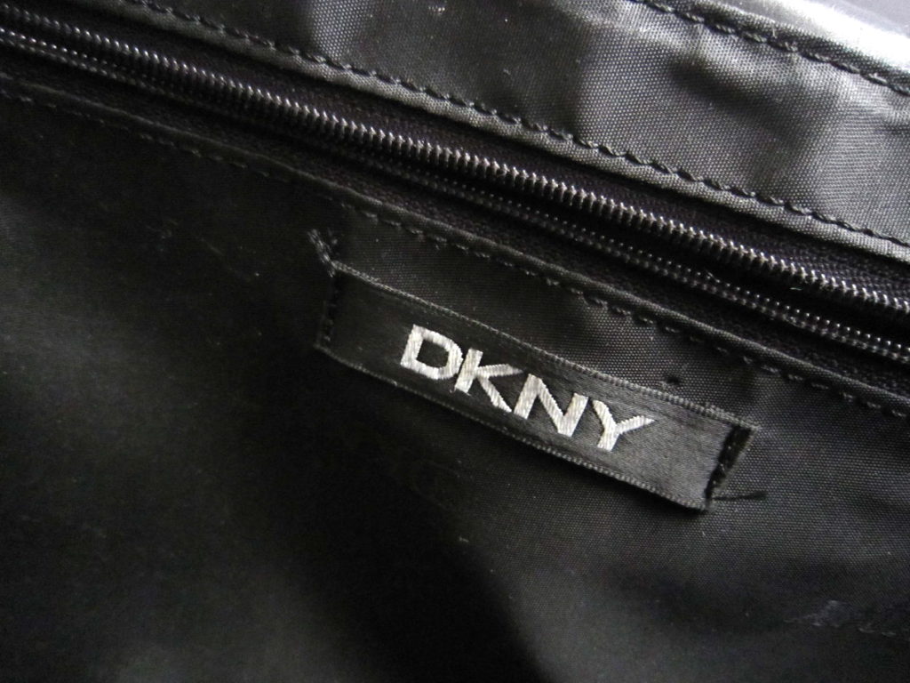 DKNY Black Leather Shoulder Bag