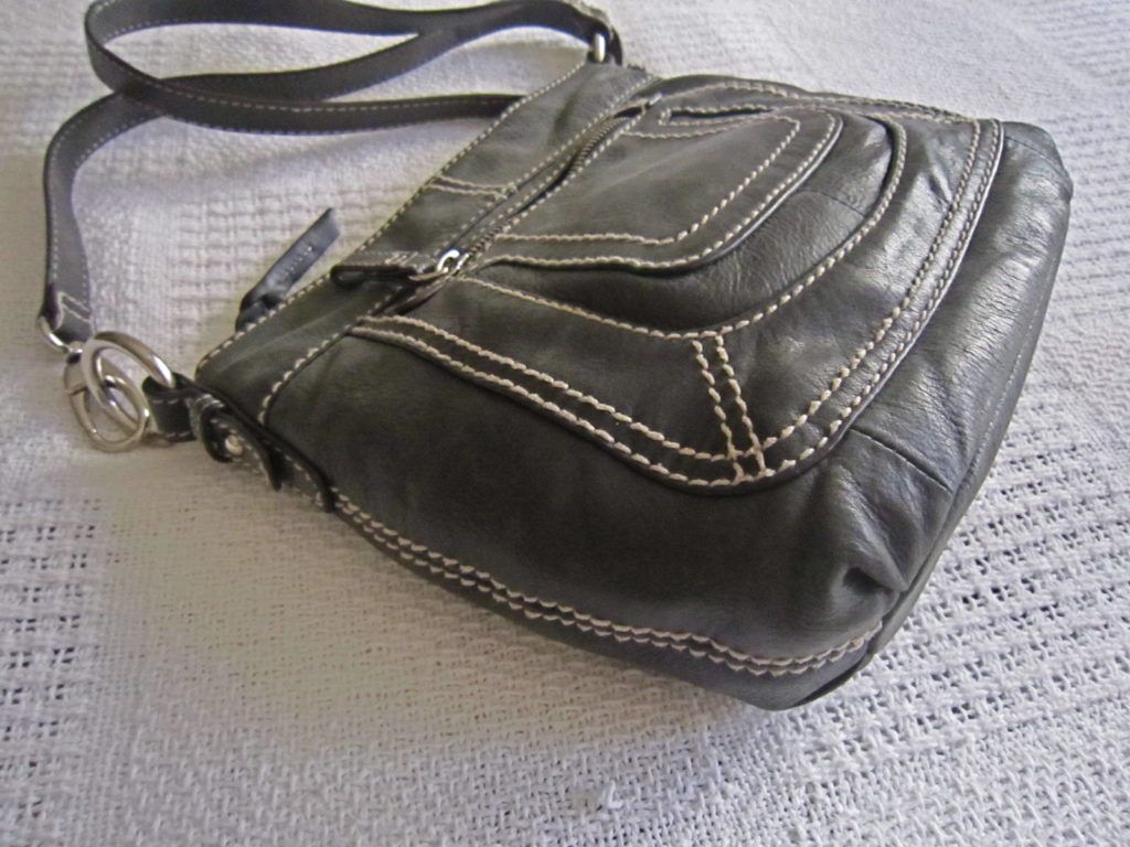 Danier Black Leather Crossbody Bag