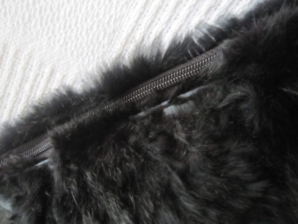 Di Piu Fur & Leather Messenger Bag