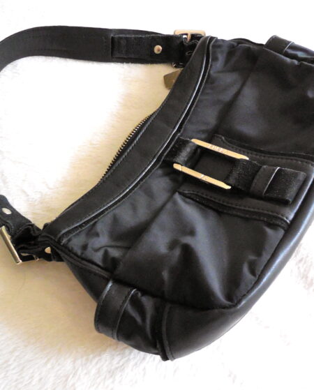 Furla Black Hobo Bag