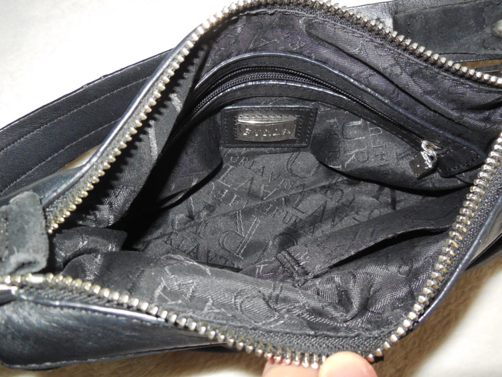 Furla Black Hobo Bag