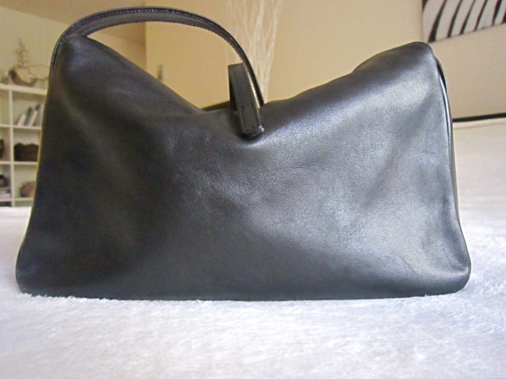 Furla Black Leather Hobo Bag