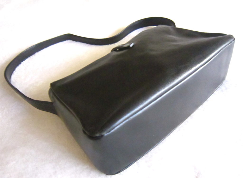 Furla Black Leather Hobo Bag