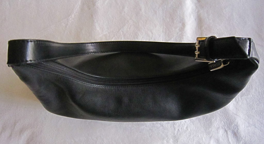 Furla Black Leather Hobo Bag