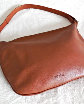 Furla Brown Leather Hobo Bag