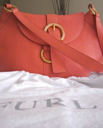 Furla Coral Leather Hobo Bag