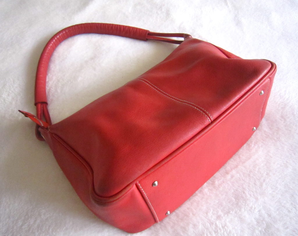 Furla Red Leather Shoulder Bag