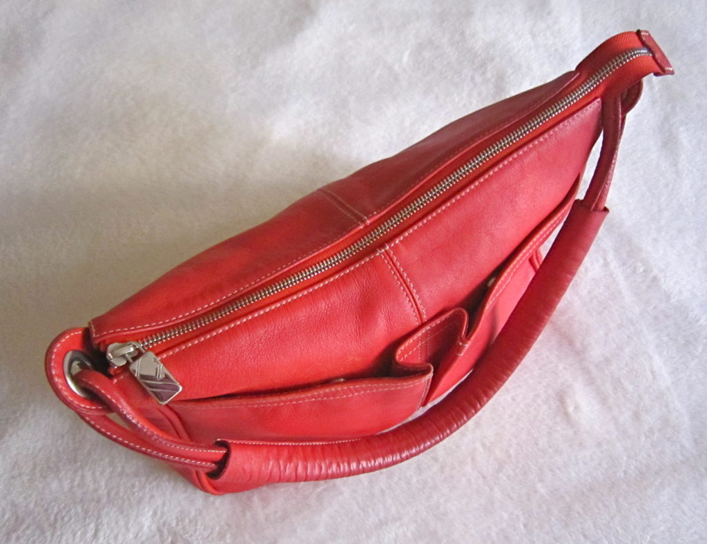 Furla Red Leather Shoulder Bag