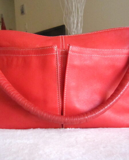 Furla Red Leather Shoulder Bag