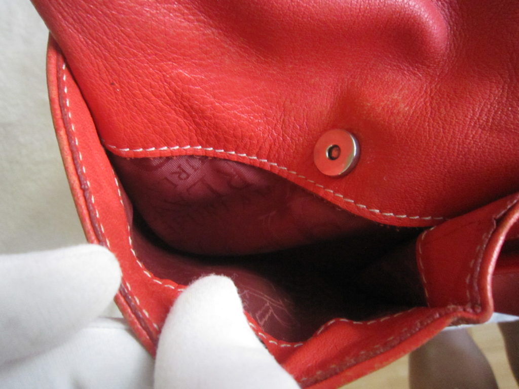 Furla Red Leather Shoulder Bag