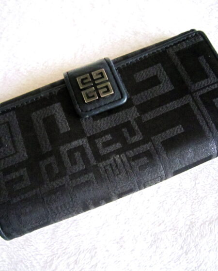 Givenchy Black Signature Long Wallet