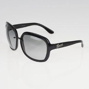 Gucci Black Frame Gradient Tint Sunglasses