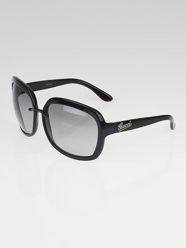 Gucci Black Frame Gradient Tint Sunglasses