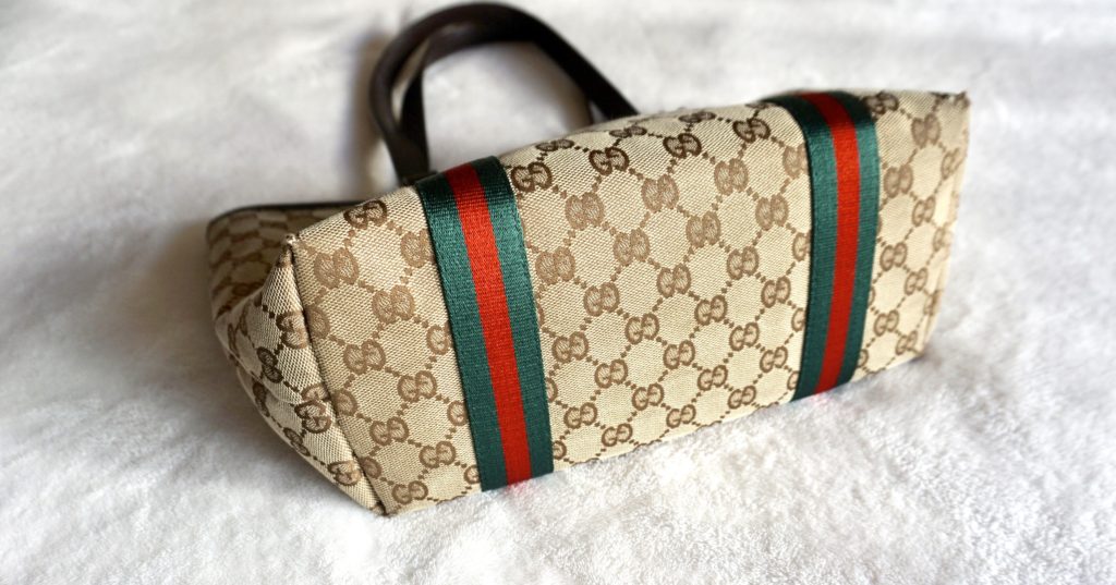 Gucci GG Canvas Charm Tote Bag