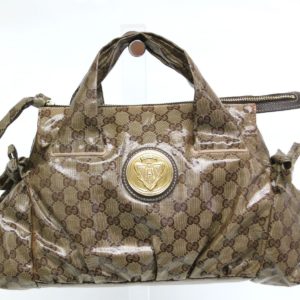 Gucci GG Monogram Crystal Hysteria Handbag