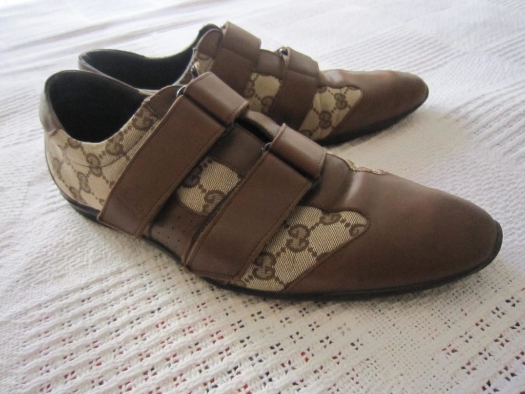 Gucci Mens Brown Guccissima Leather Shoes