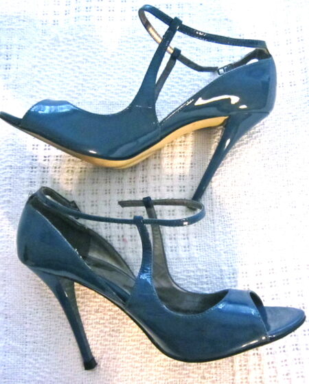 Guess by Marciano Blue Patent Leather Heels