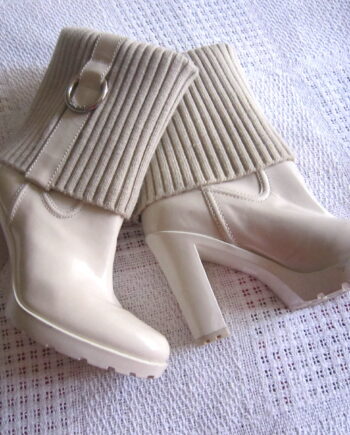 Guess by Marciano White Leather Boots