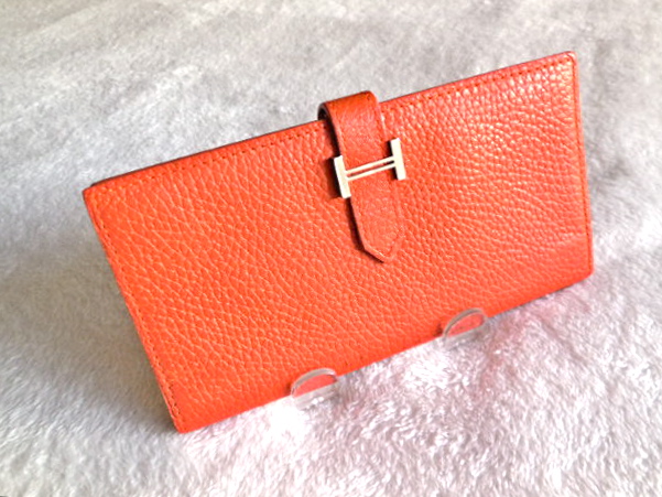 hermes wallet orange