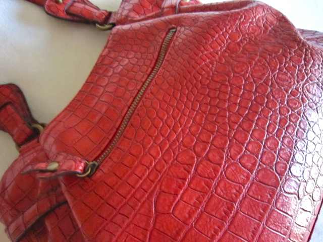 Jessica Simpson Womens Medium Tote Handbag Purse- Red - Gem