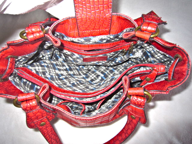 Jessica Simpson Green & Red Large Plaid Tote Bag / Purse | eBay