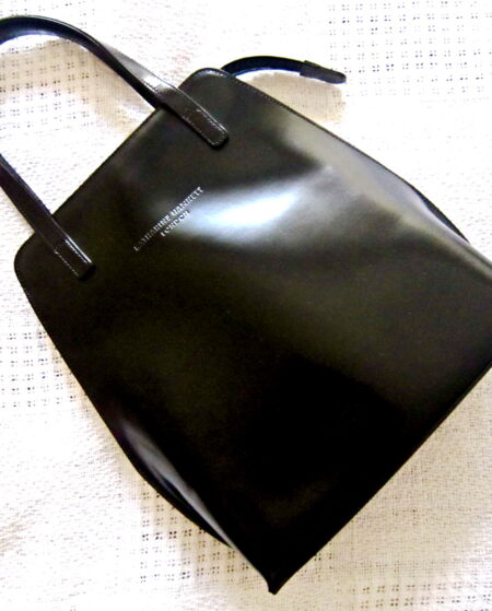 Katharine Hamnett London Black Leather Handbag