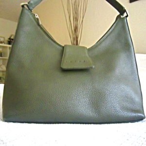 Lazaro Olive Leather Hobo Bag