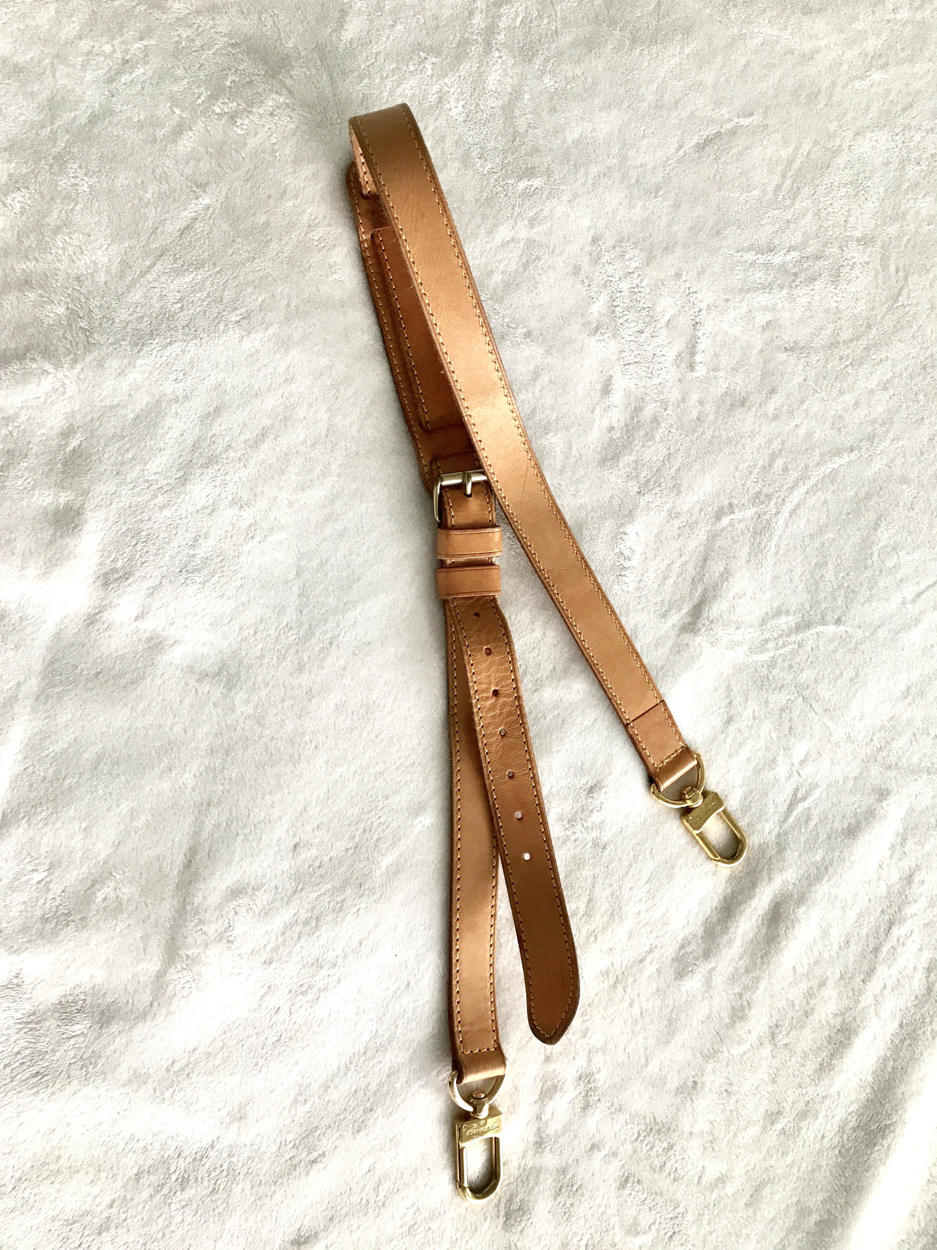 Louis Vuitton Adjustable Leather Shoulder Strap for Keepall