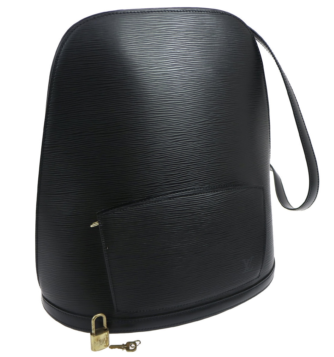 Louis Vuitton Gobelin Backpack Black Epi Gold