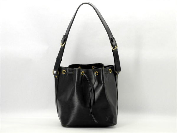 Louis Vuitton® Petit Bucket Black. Size