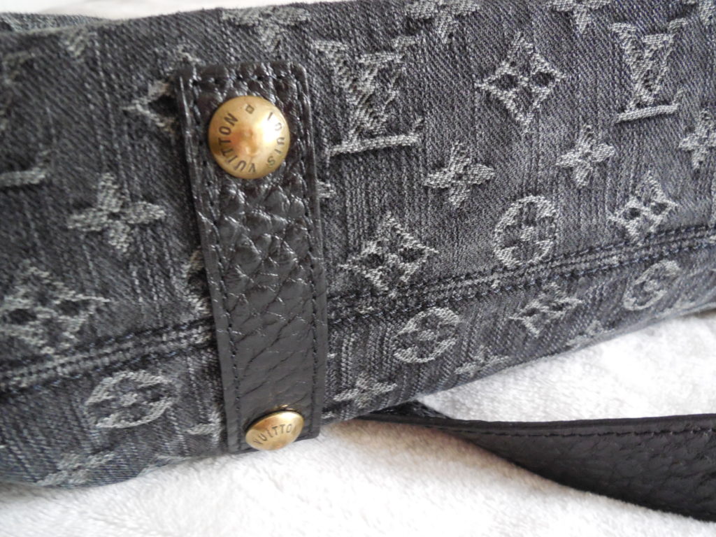 Louis Vuitton Black Monogram Denim Neo Cabby GM Shoulder Bag